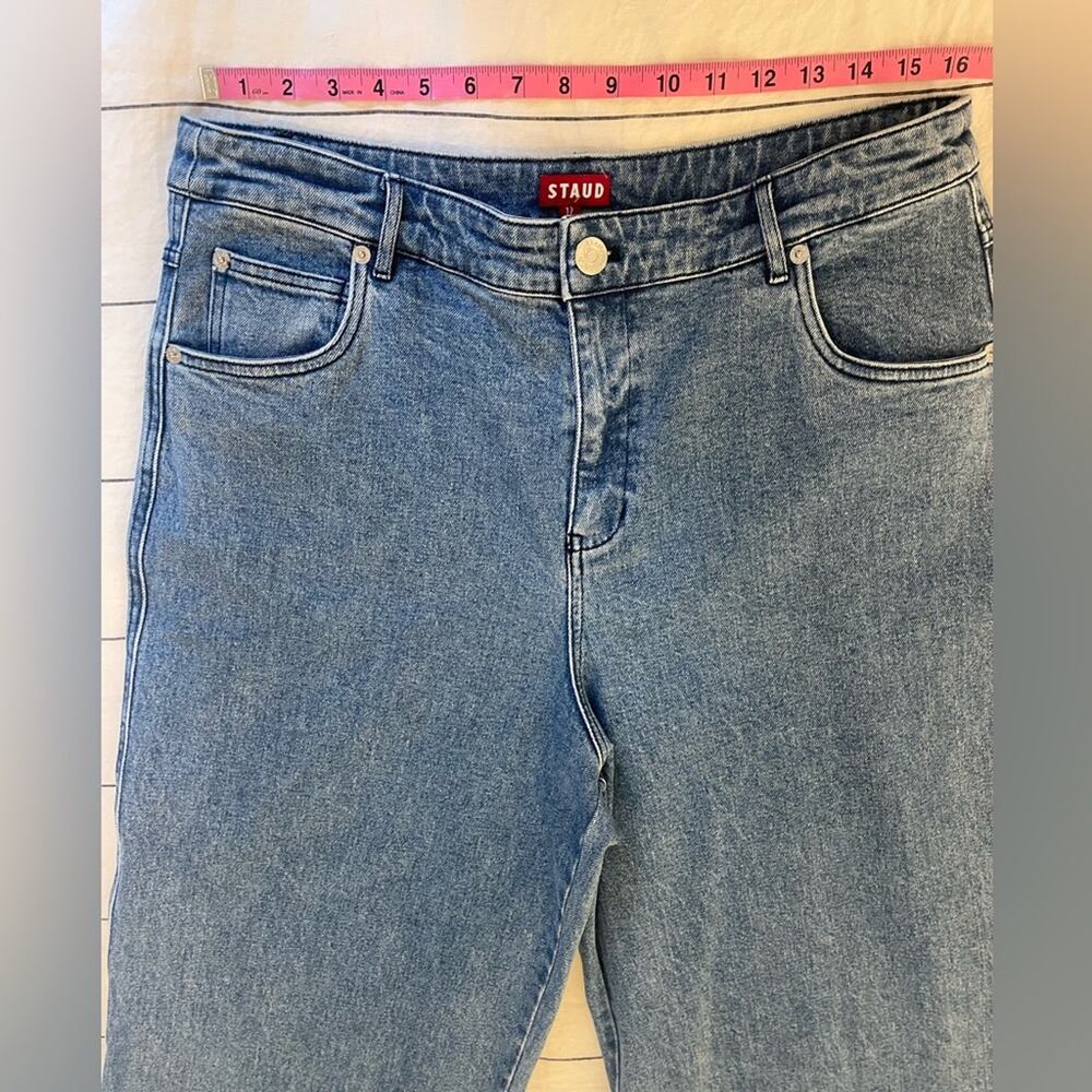 NWOT STAUD Grayson Medium Wash Jeans Size 12 - Picture 6 of 11